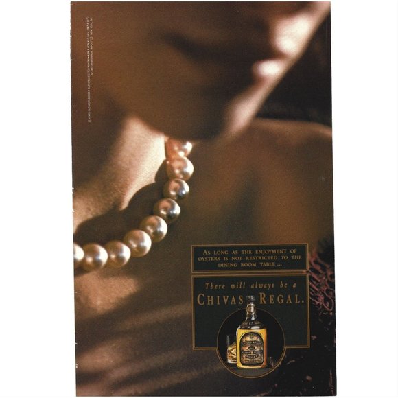 Chivas Regal Scotch Whisky 1991 Print Ad Vintage - Picture 4 of 4